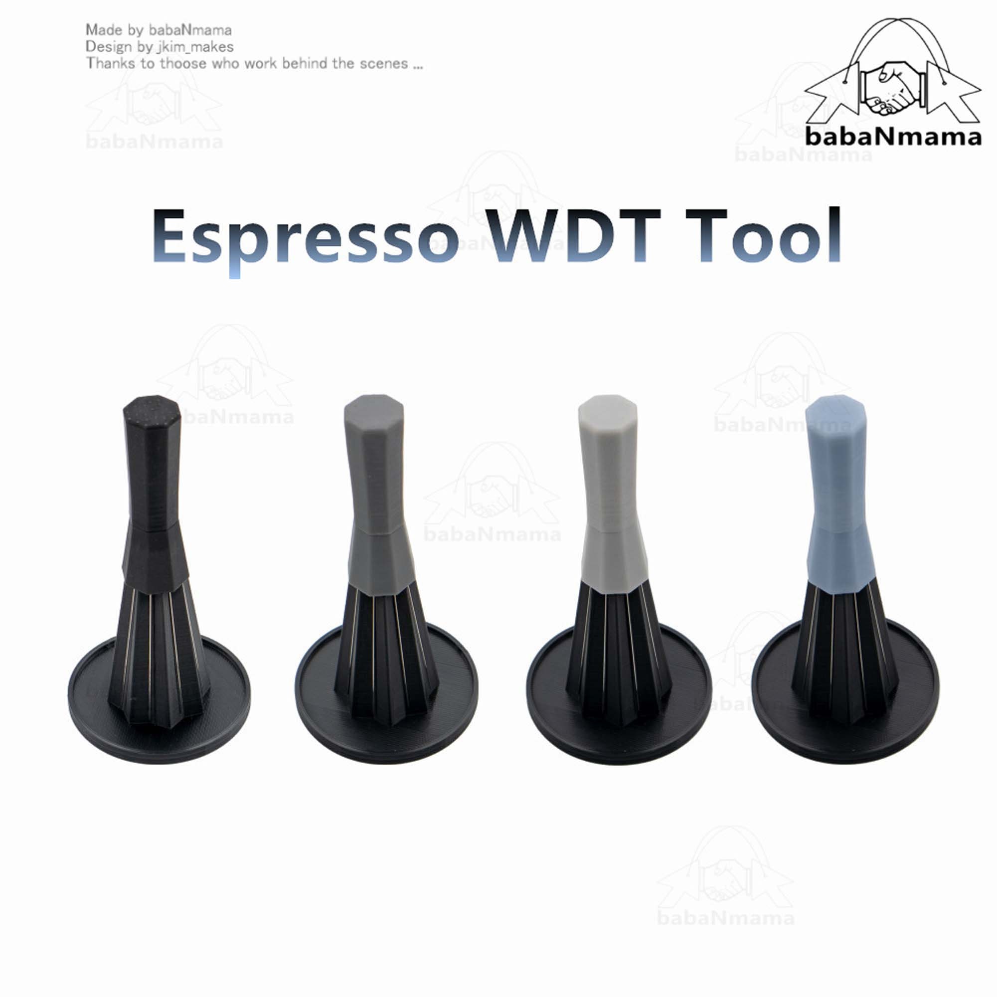 WDT Tool - Espresso Distribution Tools for Barista,8 0.24 MM Needles  Espresso Stirrer Tool with Natural Wood Handle and Base Portable  Distributor