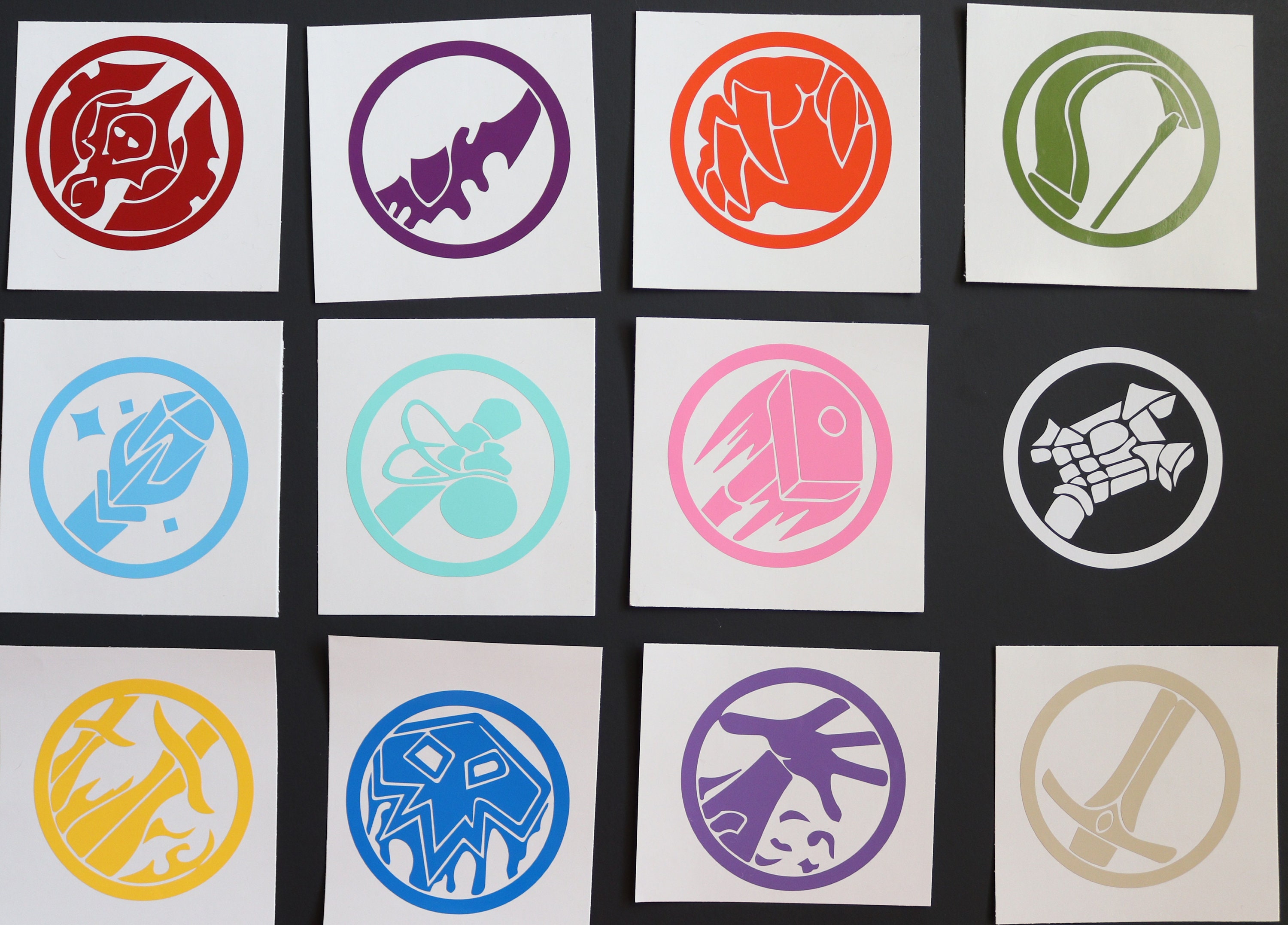World Of Warcraft Wow Class Icon Vinyl Decal 36 Color Etsy