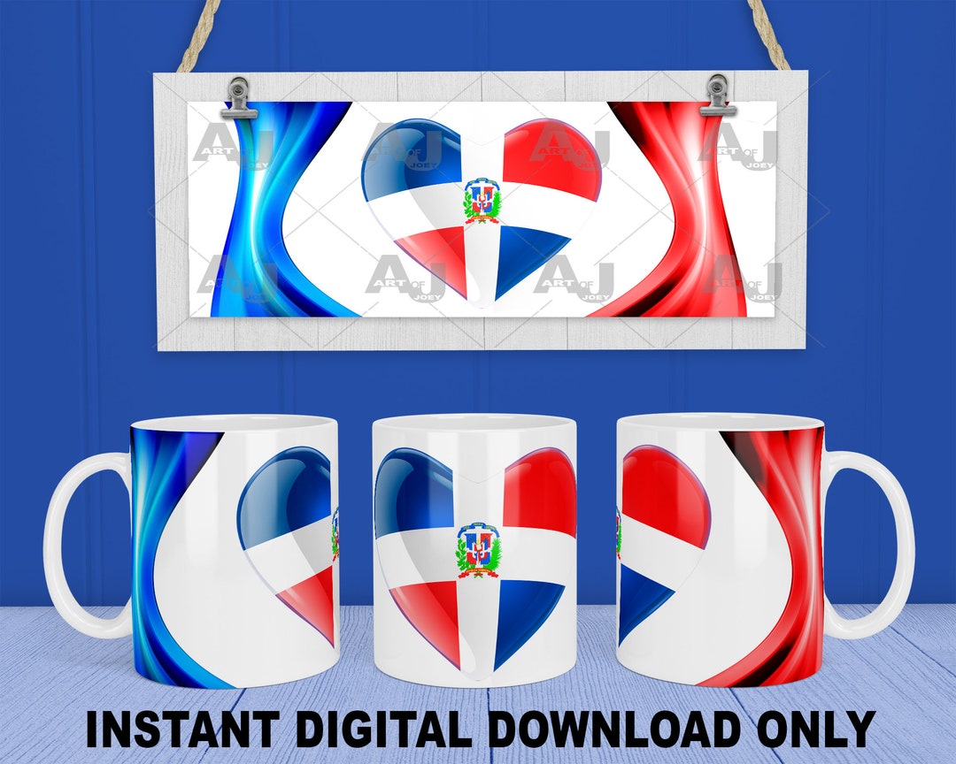 Bandera De Rep blica Dominicana En Un Coraz n Dise os De Sublimaci n bandera-de-rep-blica-dominicana-en-un-coraz-n-dise-os-de-sublimaci-n