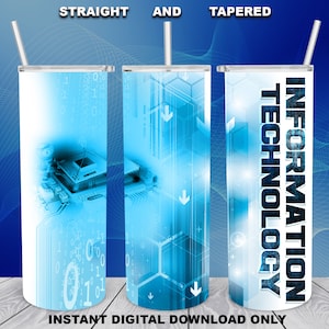 Konstrukcja kubka do technologii informatycznych: prosta/stożkowa, 20 uncji (pobranie cyfrowe)