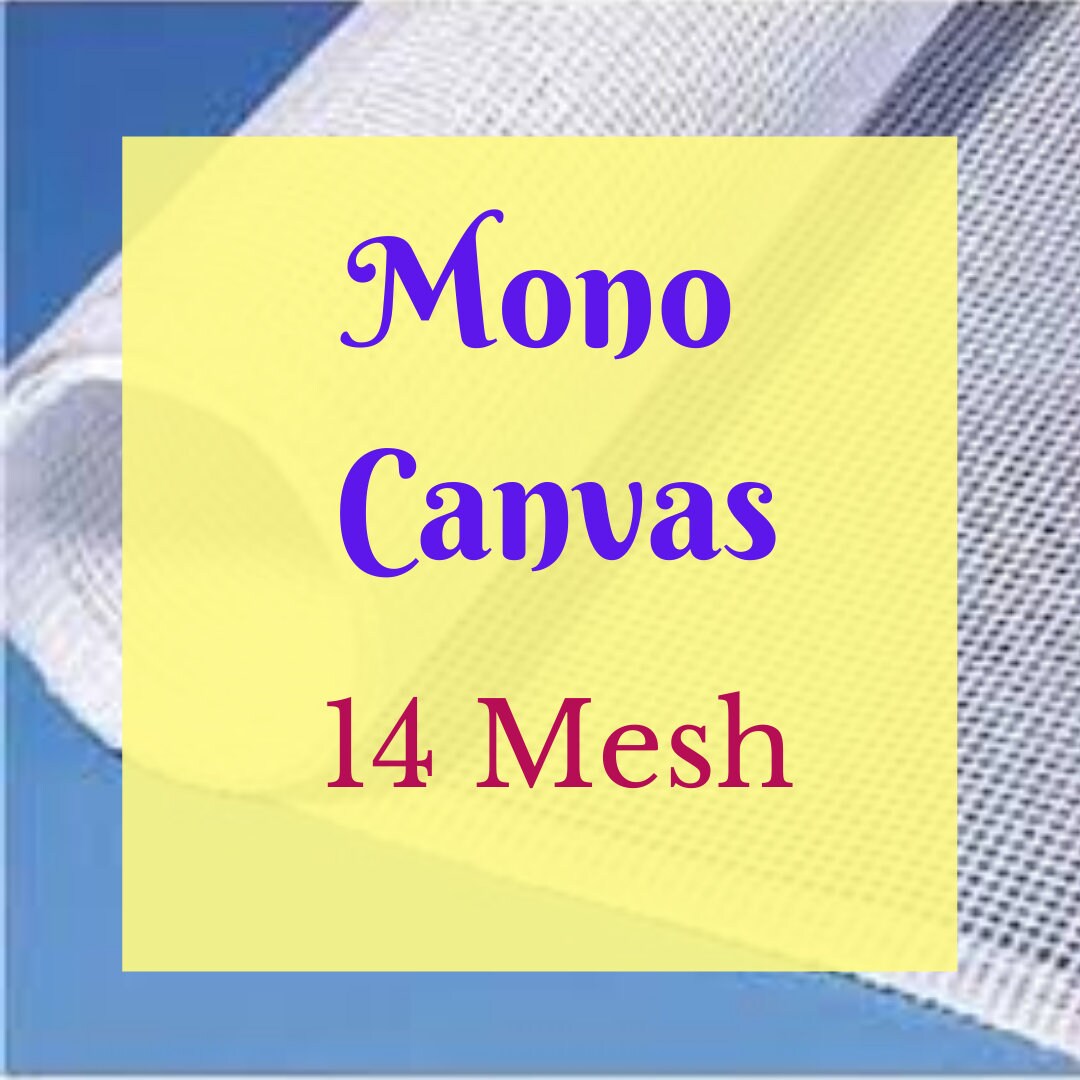 Mono Interlock NEEDLEPOINT CANVAS 14 Mesh by Zweigart Etsy