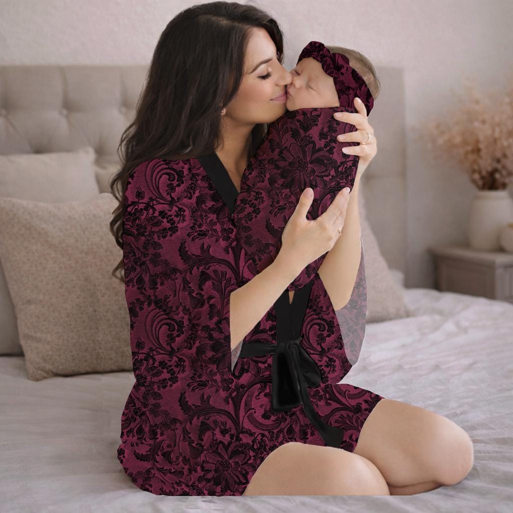 Burgundy Newborn Gown - Etsy Burgundy Newborn Gown - Etsy