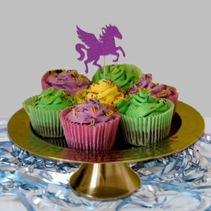 Pegasus Party Decor Cupcake Decoration | Pegasus Flying Horse Cake Topper Decoration Party Celebrations