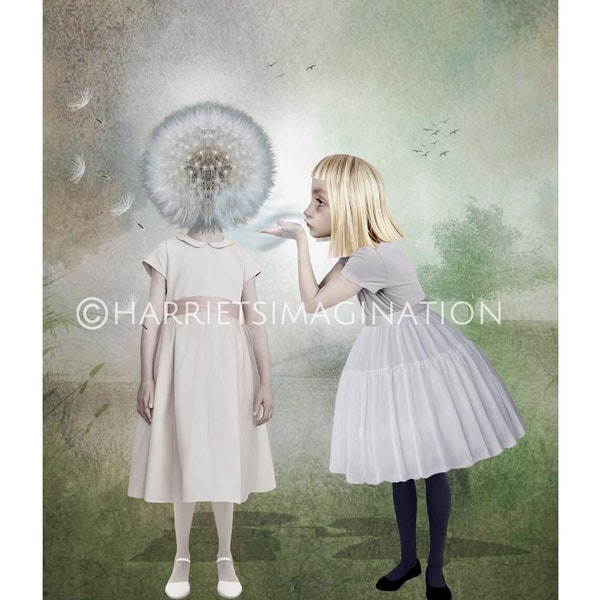 Dandelion Wall Art Etsy UK