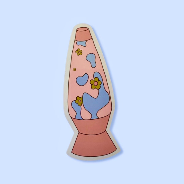 Retro Lava Lamp Sticker