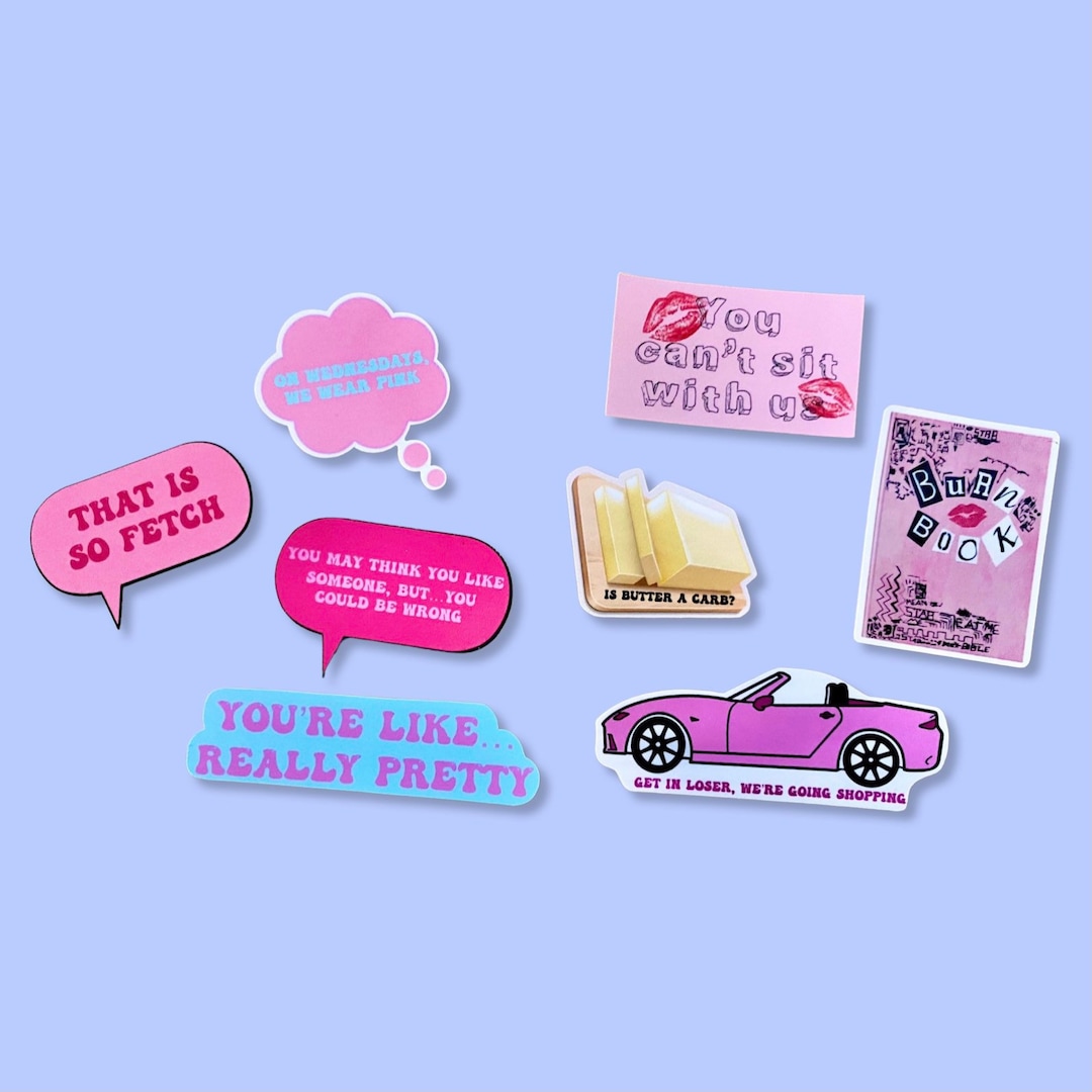 Mean Girl Inspired Sticker Pack 