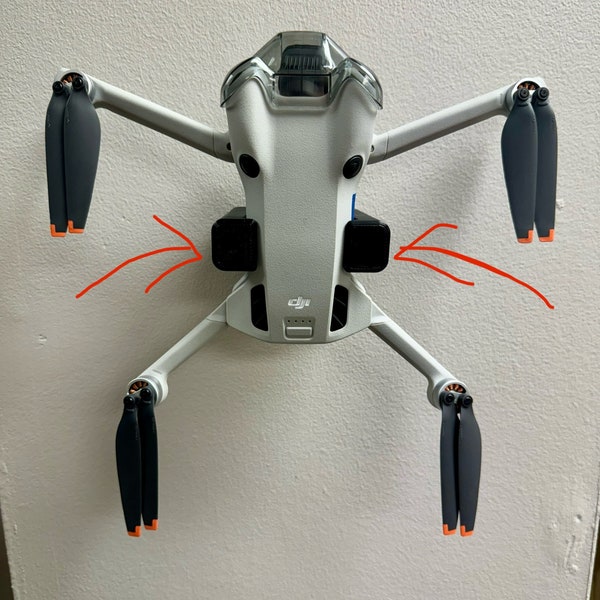 Rubberized Wall Mount For DJI Mavic Mini 4