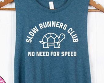 Funny Running Shirts Slow Runner Club Tshirts Funny Turtle Running top gift for runners marathon shirts Team Run shirt Running tank