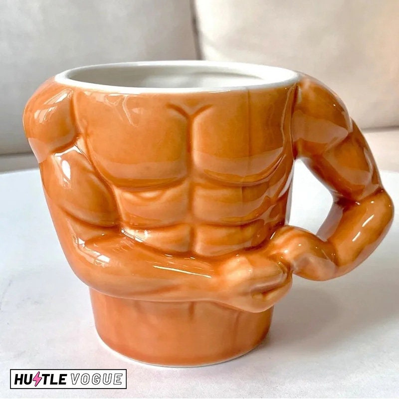 Muscle Man Mug for him Bodybuilding Gifts Funny workout gifts Funny fitness Mugs Christmas gifts for him fitness instructor gift Gym coach