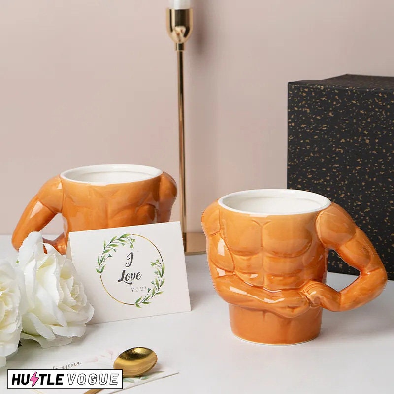 Muscle Man Mug for him Bodybuilding Gifts Funny workout gifts Funny fitness Mugs Christmas gifts for him fitness instructor gift Gym coach