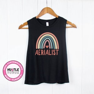 Niedliche Hemden für Luftakrobatin Akrobaten Liebhaber-T-Shirt Luftakrobat Geschenke Luftseil Yoga Shirt Luftballonänzerin Tank-Tops Luftabeiter Sweatshirt Lufttanzhemden