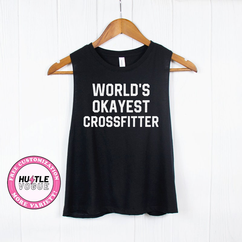 Débardeur Funny Crossfit Fries - T-shirt Sport Drôle Pour Entraînement - Coupe Légère Et Confortable