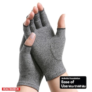 Cotton Compression Arthritis Gloves - Wrist SupportJoint Pain Relief Hand Brace Women Men Therapy Wristband, Rheumatoid, Osteoarthritis