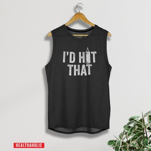 Boxer Shirt, Boxing T Shirt, Workout T-Shirt, Gym Shirts, Boxing Gift, Boxing Coach, Funny Boxing Shirt, Kick Boxing Shirt - I&#39;d hit that