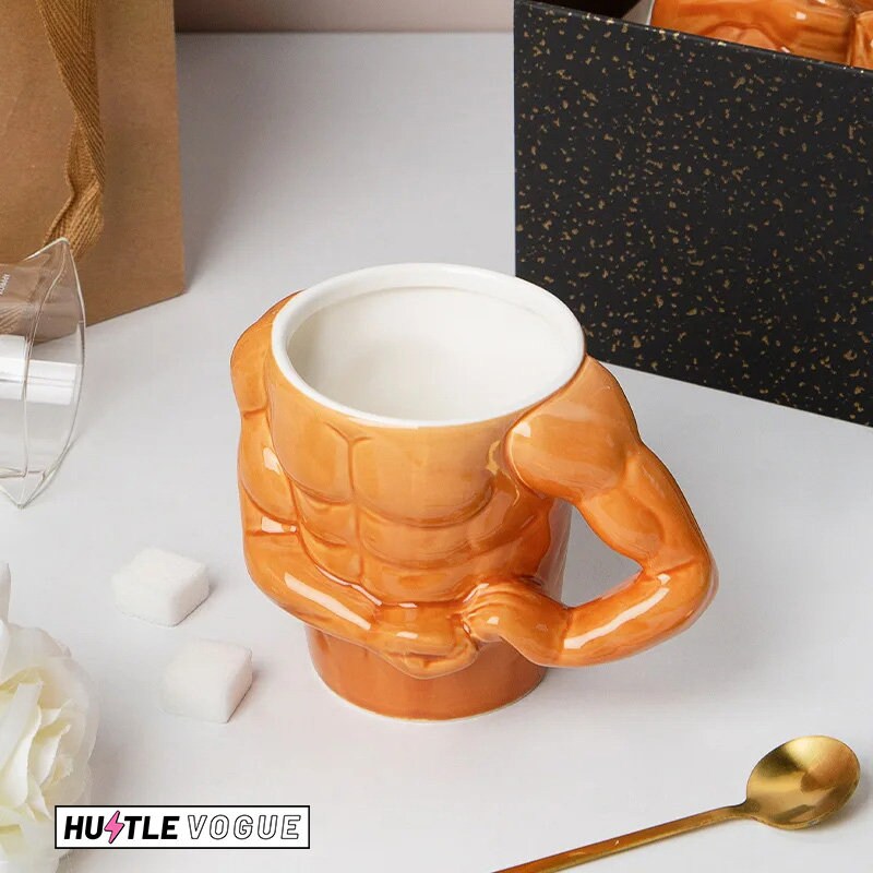 Muscle Man Mug for him Bodybuilding Gifts Funny workout gifts Funny fitness Mugs Christmas gifts for him fitness instructor gift Gym coach