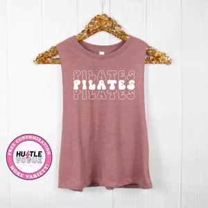 Pilates Workout motivation shirts Pilates mom shirt funny pilates tank tops pilates shirt for women pilates gift