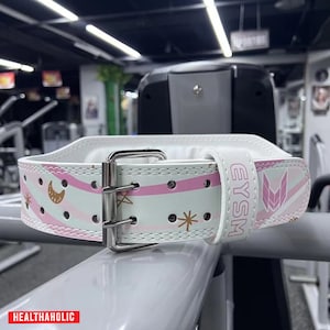 Custom Gym Anime Training Weight Belt 10mm 13mm Leather Powerlifting Belt  Lever Deadlifts Squats Weight Lifting Belts   AliExpress Mobile