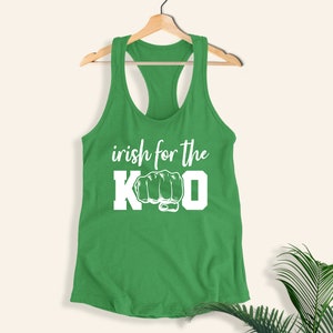 Funny Boxing shirts for St Patrick&#39;s day - St patty&#39;s day, Kickboxer shirt, boxing tank, women&#39;s boxing tops, boxing gifts, boxer shirts