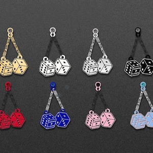 Car Dice in yo hat enamel pin