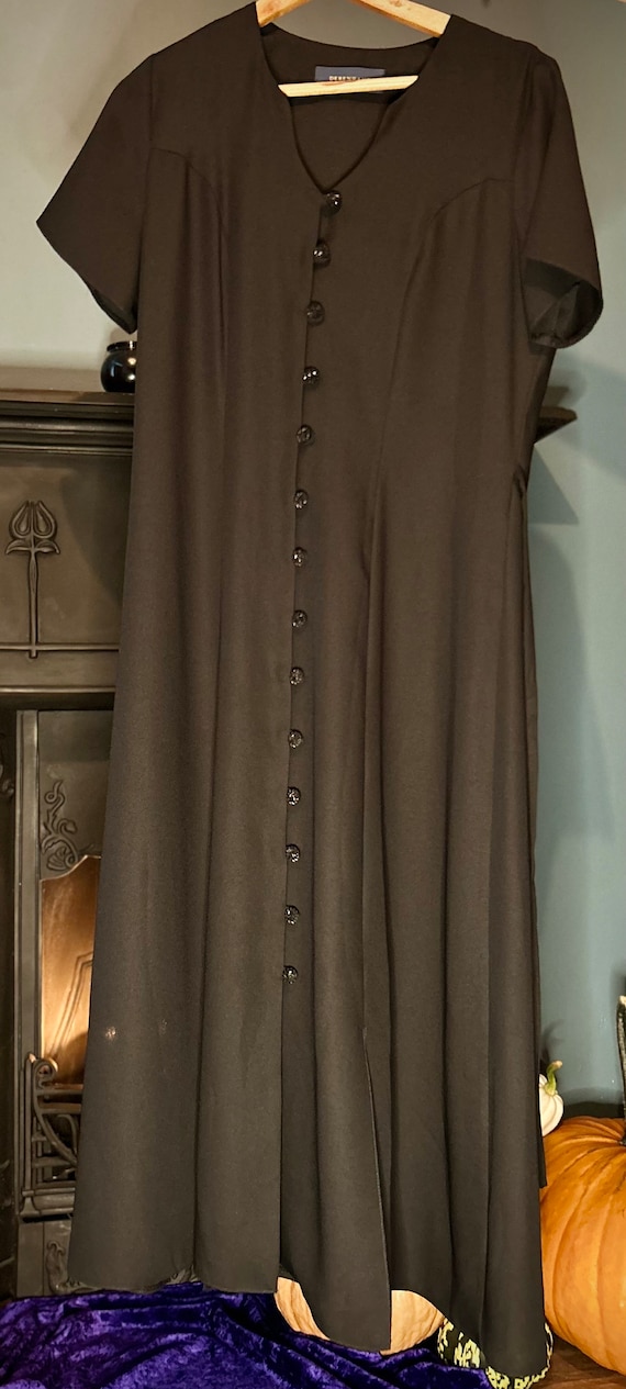 Debenhams black top shift dress