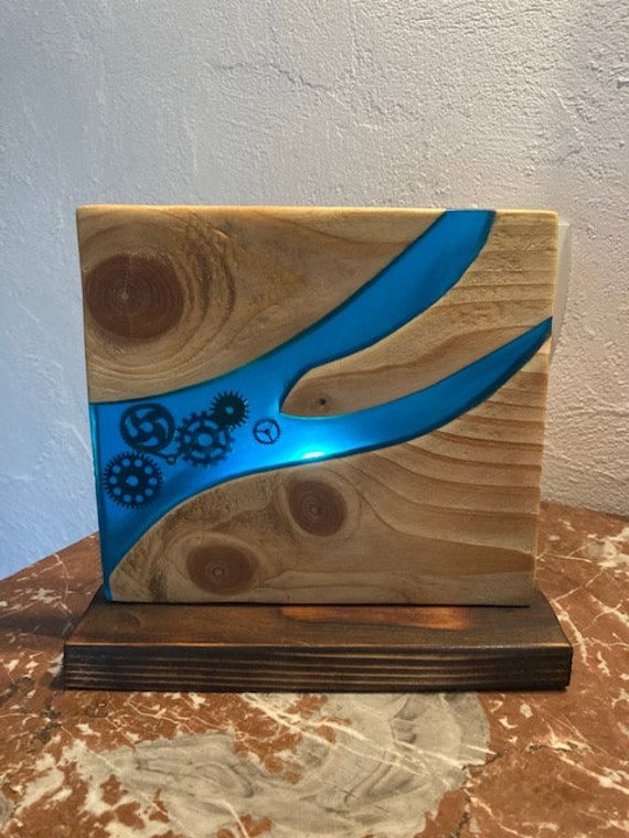 Sculpture Résine bois