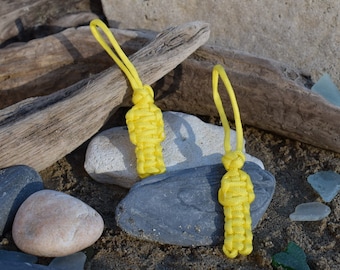 Porte-clefs Paracorde "Gardien de la Chance" Fait Main Idée Cadeau de Noël Pour Lui Pour Elle Porte Bonheur Couleur Au choix