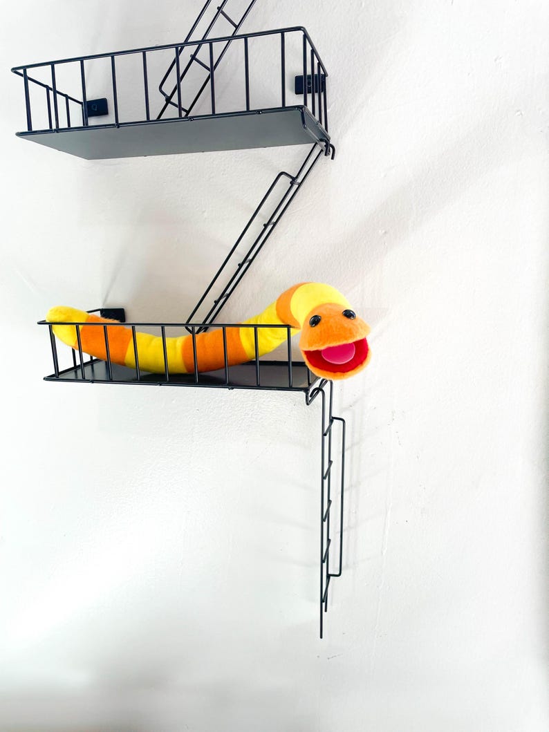 Plush Snake Rack The Grouch's Worm Plush Replica - Etsy