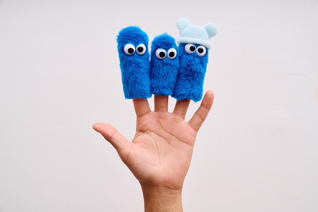 Thumbpet Finger Puppet Set of 3 | Monster Finger Puppet | Muppet Puppet ...
