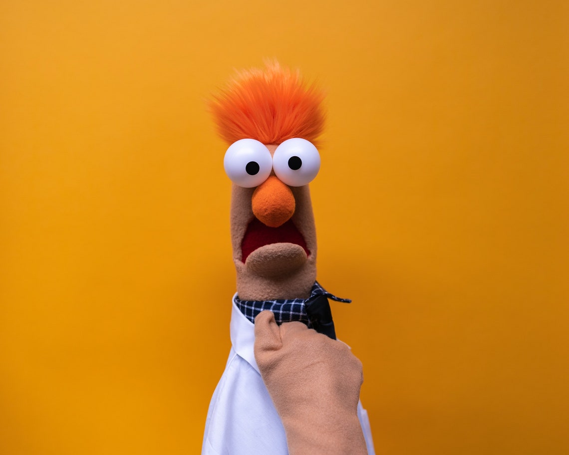 Beaker Muppet Puppet Replica Muppet Puppet the Muppets Etsy