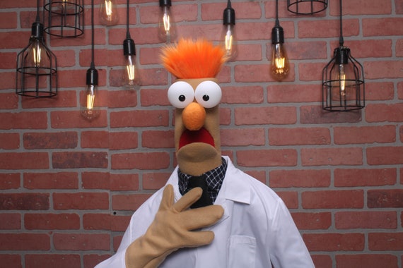 Beaker Muppet Puppet Replica | Muppet Puppet | the Muppets - Etsy