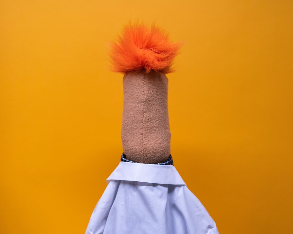 Beaker Muppet Puppet Replica Muppet Puppet the Muppets Etsy Australia