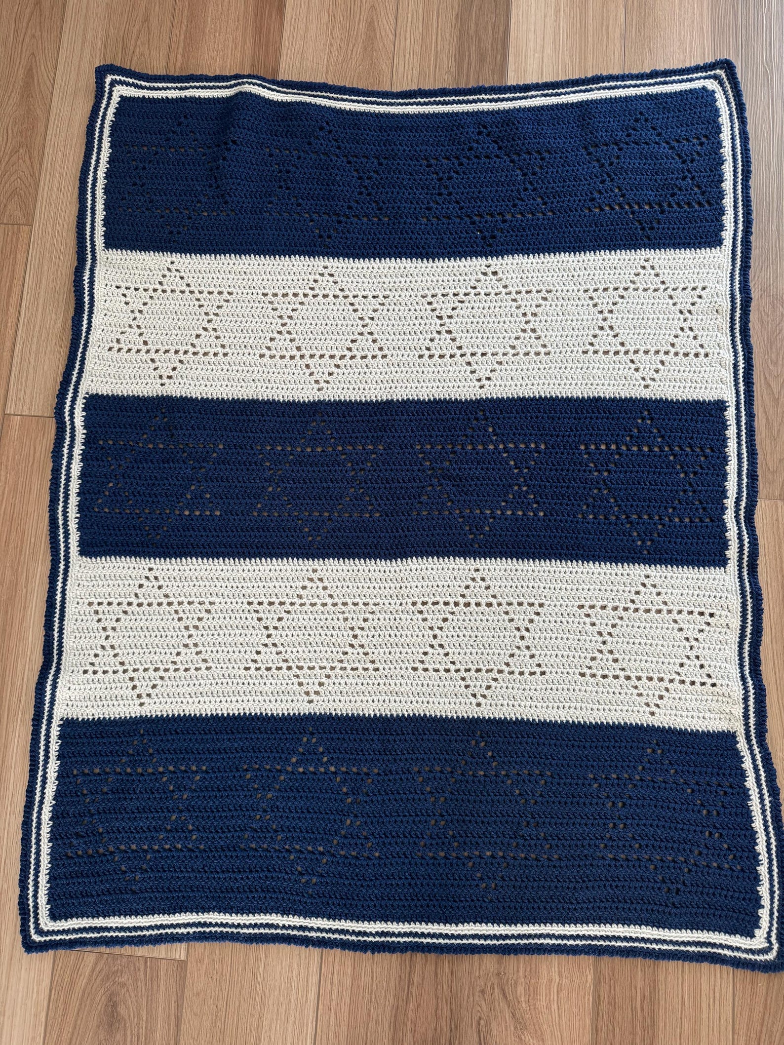 Jewish Filet Crochet Pattern Filet Star of David Crochet Blanket Pattern, Jewish Blanket Pattern - Etsy