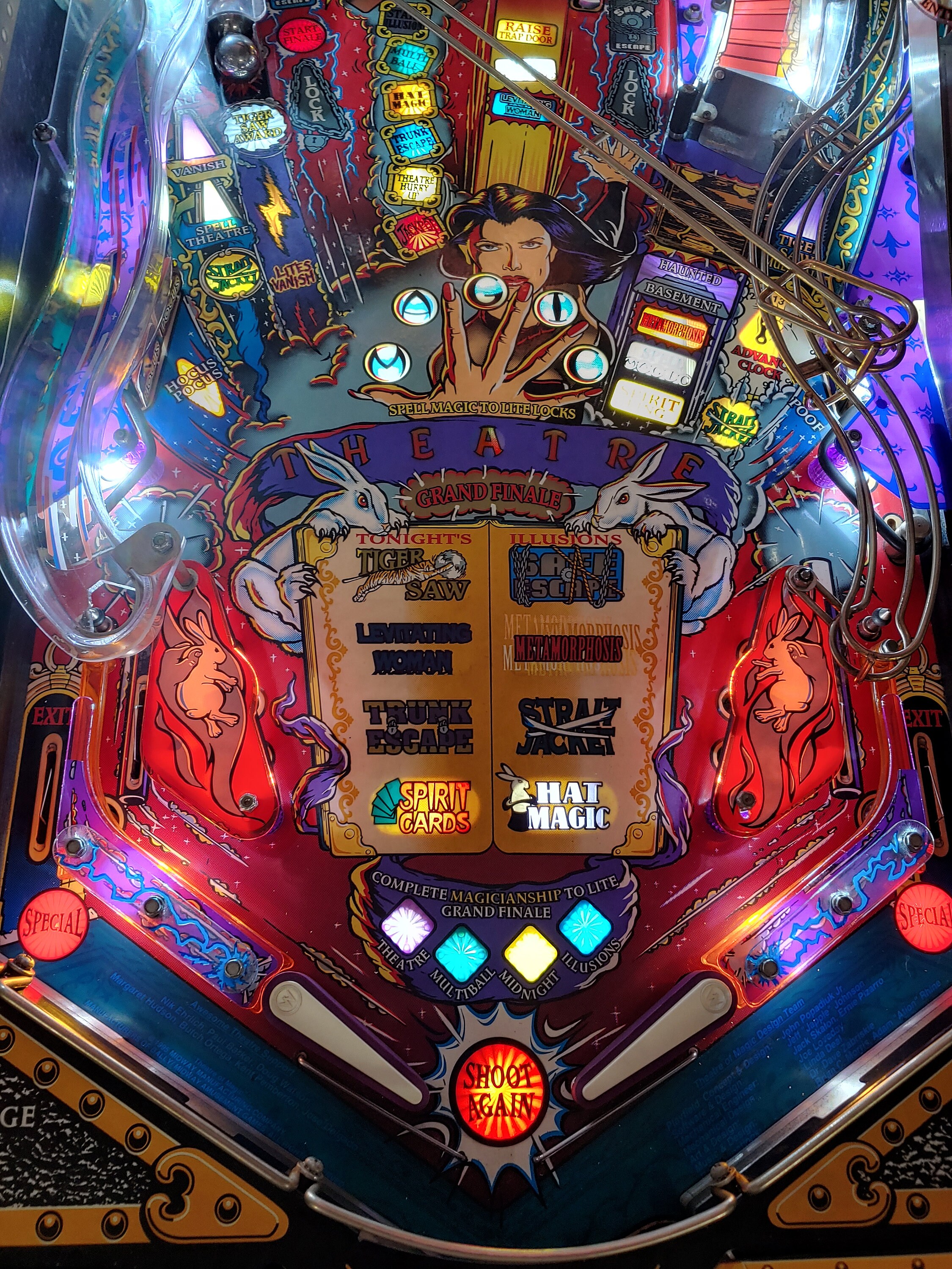 Theater Of Magic Pinball Color Guard Protector Set Etsy