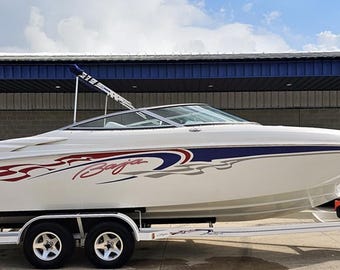 Graphic Boat Decals Compatible with Baja 242 Islander 2004 Bowrider Boat Sport wrap Sticker