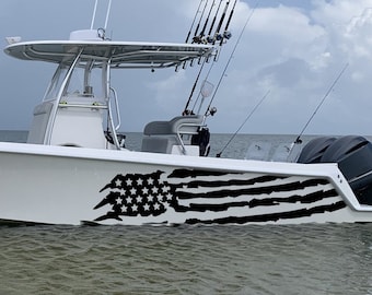 American flag Graphic Decal Compatible with Contender Boat sticker decal us flag