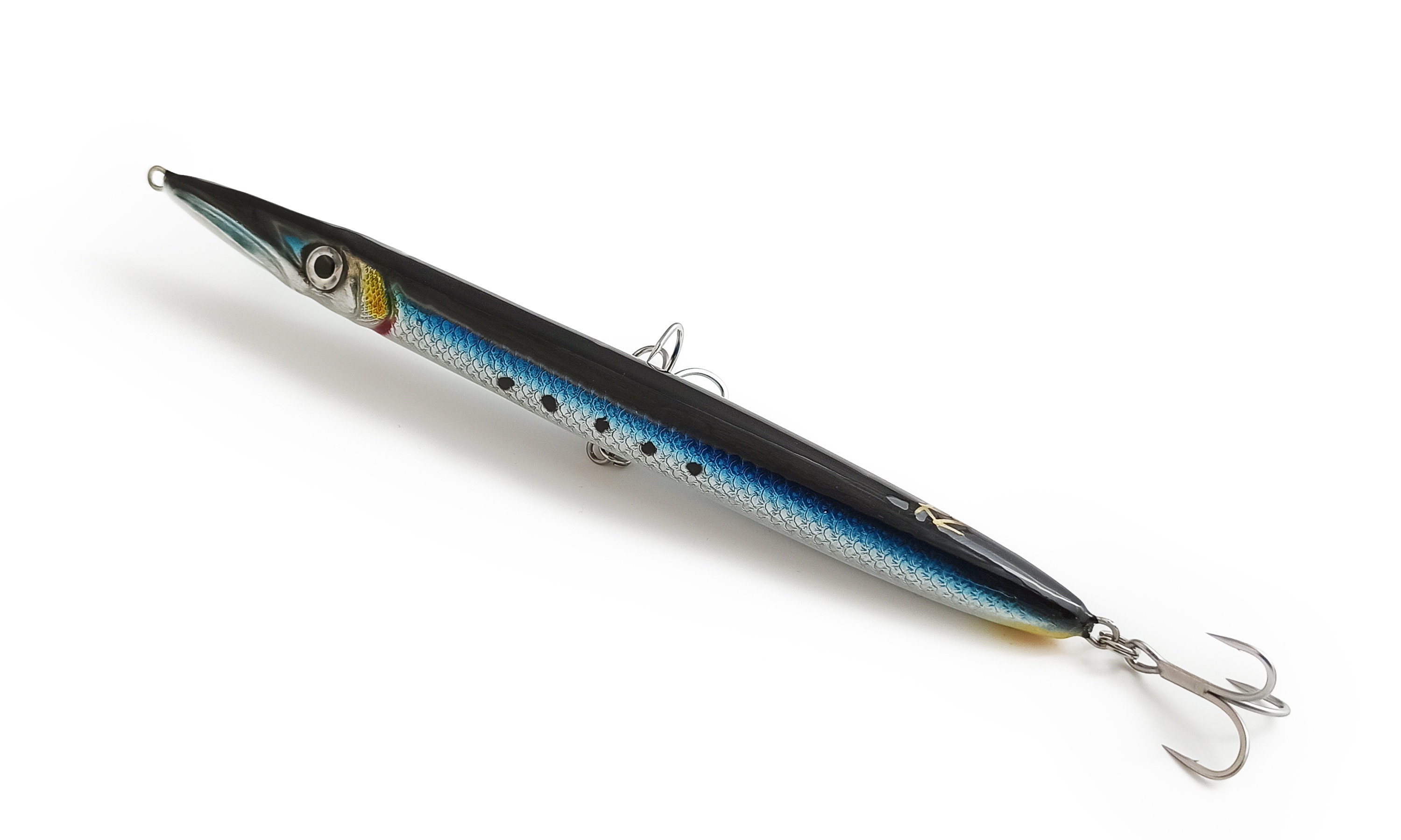 KZBR200 Blue Sardine Handmade Lure Pencil Bait 35g 20cm with Etsy