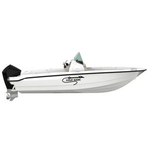 Decal Compatible with Boston Whaler 220 Dauntless Boat name sticker whaler Spear Vinyl Replacement custom
