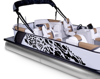 Nightmare Graphic Boat Decals Compatible with Pontoon Boat Lake Sport decal Sticker scull nightmare