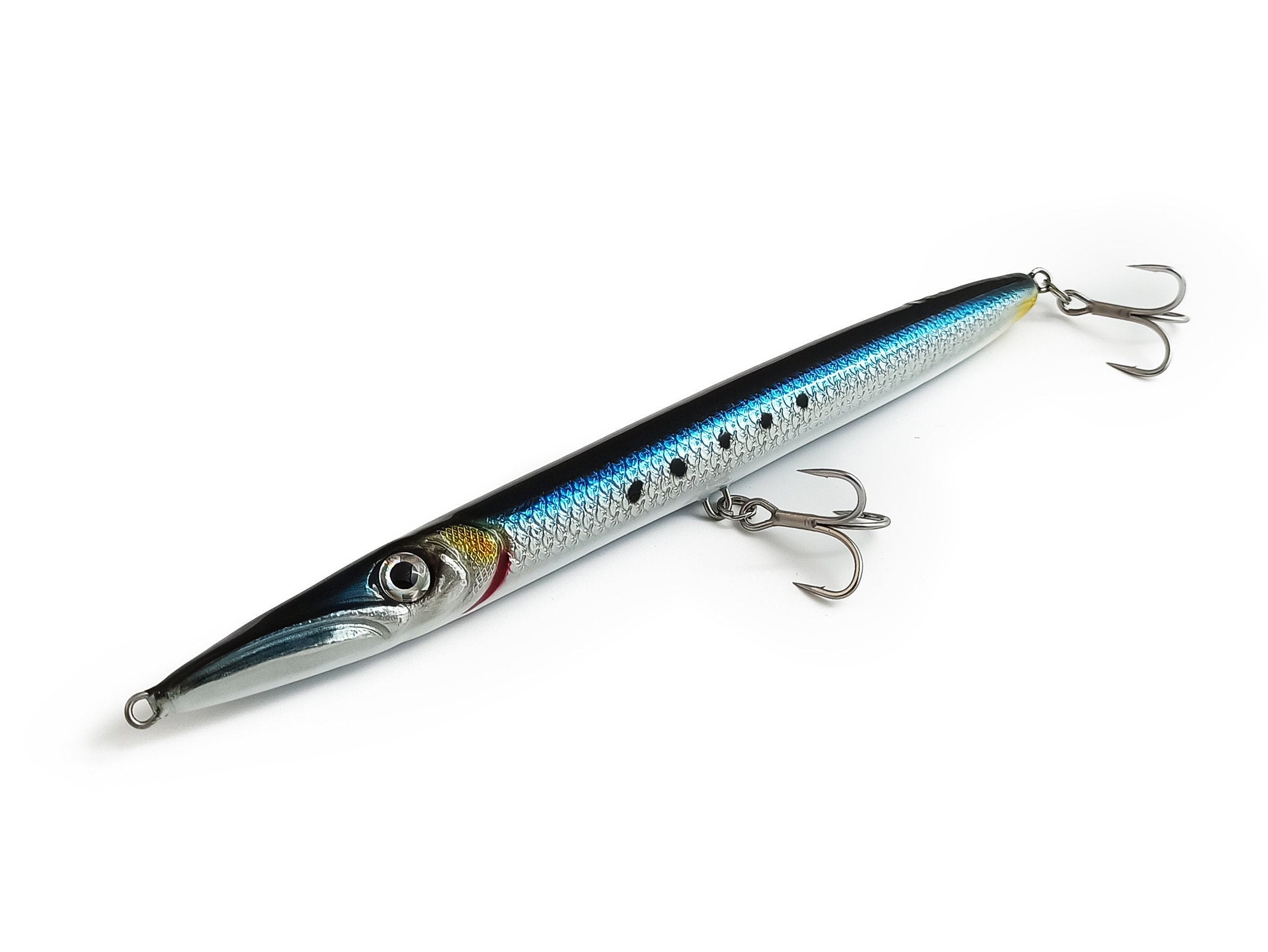 KZBR200 Blue Sardine Handmade Lure Pencil Bait 35g 20cm with Etsy