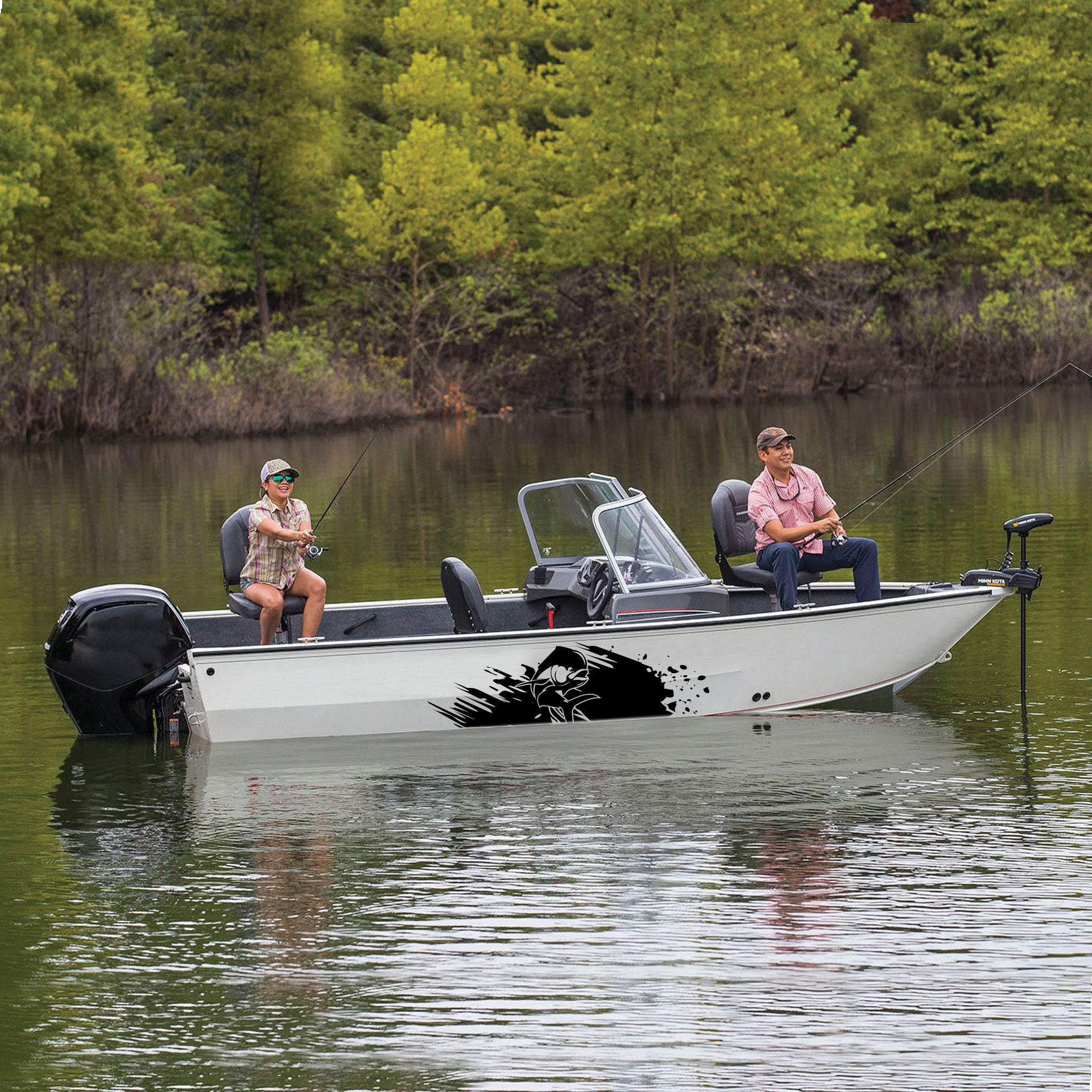 Boat Sticker Dorado Decals Kit Sides Compatible With Bass Boat Sticker