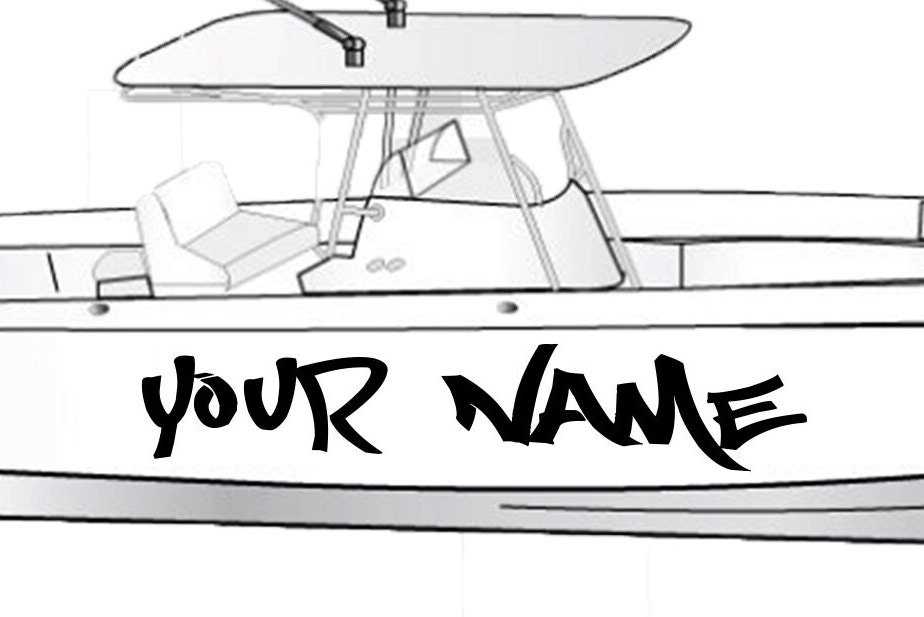 Everglades Boats Decal Vinyl – Black Or White – Made In USA