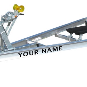 Boat Trailer Custom name Decal , boat trailer personalized Sticker heavy duty load trailer vinyl