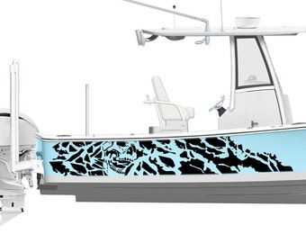 Albtraum Grafik-Boot-Abziehbilder Kompatibel mit Regler-Boot-Abziehbild-Aufkleber scull Alptraum