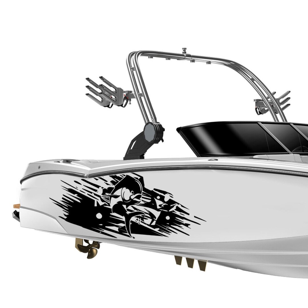 Boat Sticker Mahi Mahi Fish Decals Kit Sides Compatible With Etsy