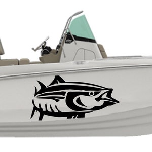 Tuna Boat Sticker Compatible with Boston Whaler Boat Tuna Fishing Decals Yellowfin Bluefin decal