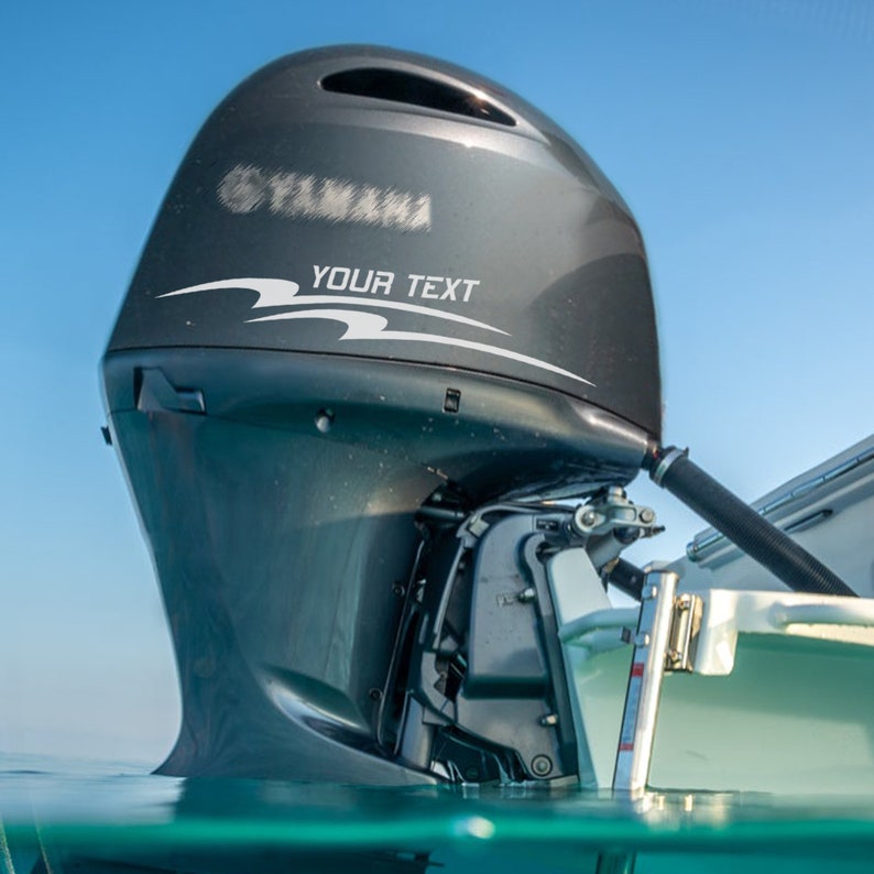 Custom Name Boat Engine Decals Compatible With Yamaha Outboard Engine