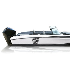 Boot Sticker Kompatibel mit Bass Boot Largemouth Fishing Decals See Spinnerbait