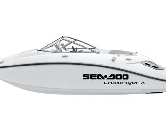 Boot Aufkleber kompatibel mit SEADOO Challenger: Modern Pattern Wrap (2005-2025 Modelle)