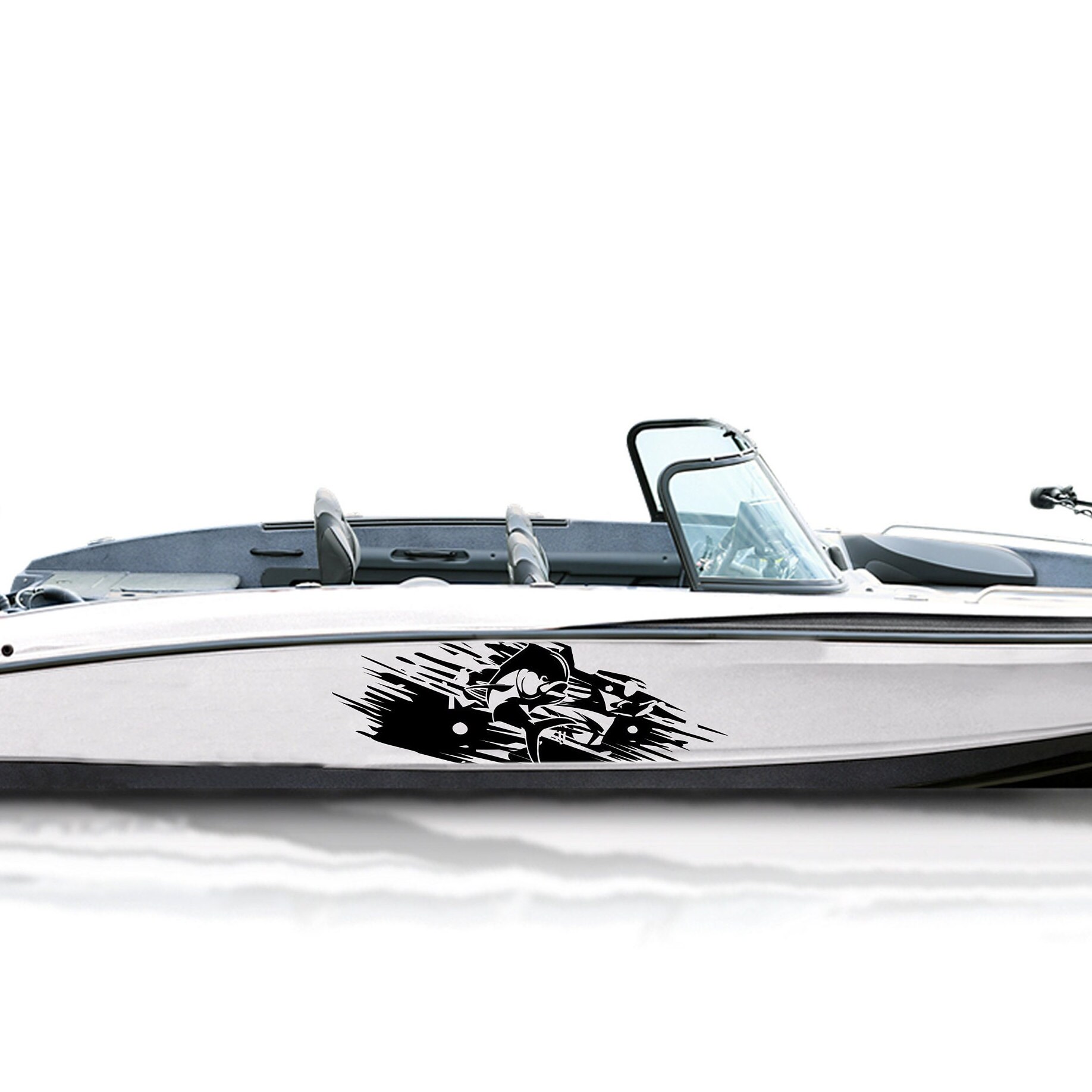 Boat sticker Mahi mahi Fish Decals Kit sides Compatible with Bass Boat Sticker Fishing dorado