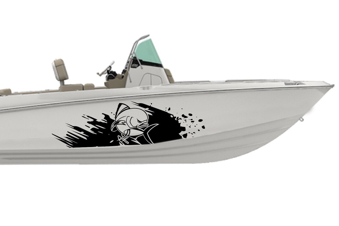 Mahi Mahi Graphic Boat Sticker Decals Compatible With Boston Etsy